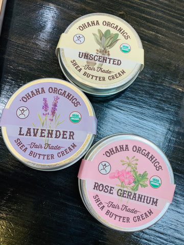 Organic Shea Butter Cream - 2oz tins