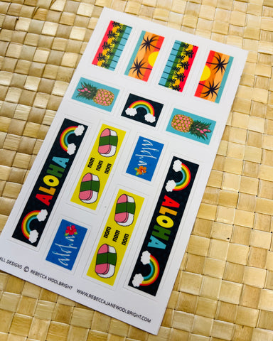 Aloha Sticker Sheet