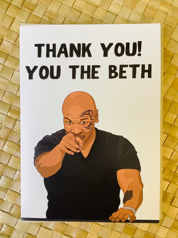 You the Beth - Mike Tyson Card
