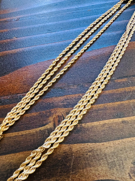 2mm Gold Filled Thin Rope Chain
