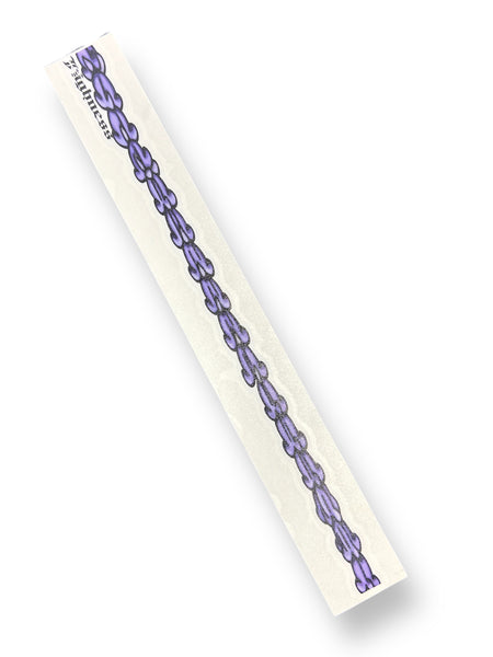 Purple Crown Flower Lei Sticker Wraps - Highness