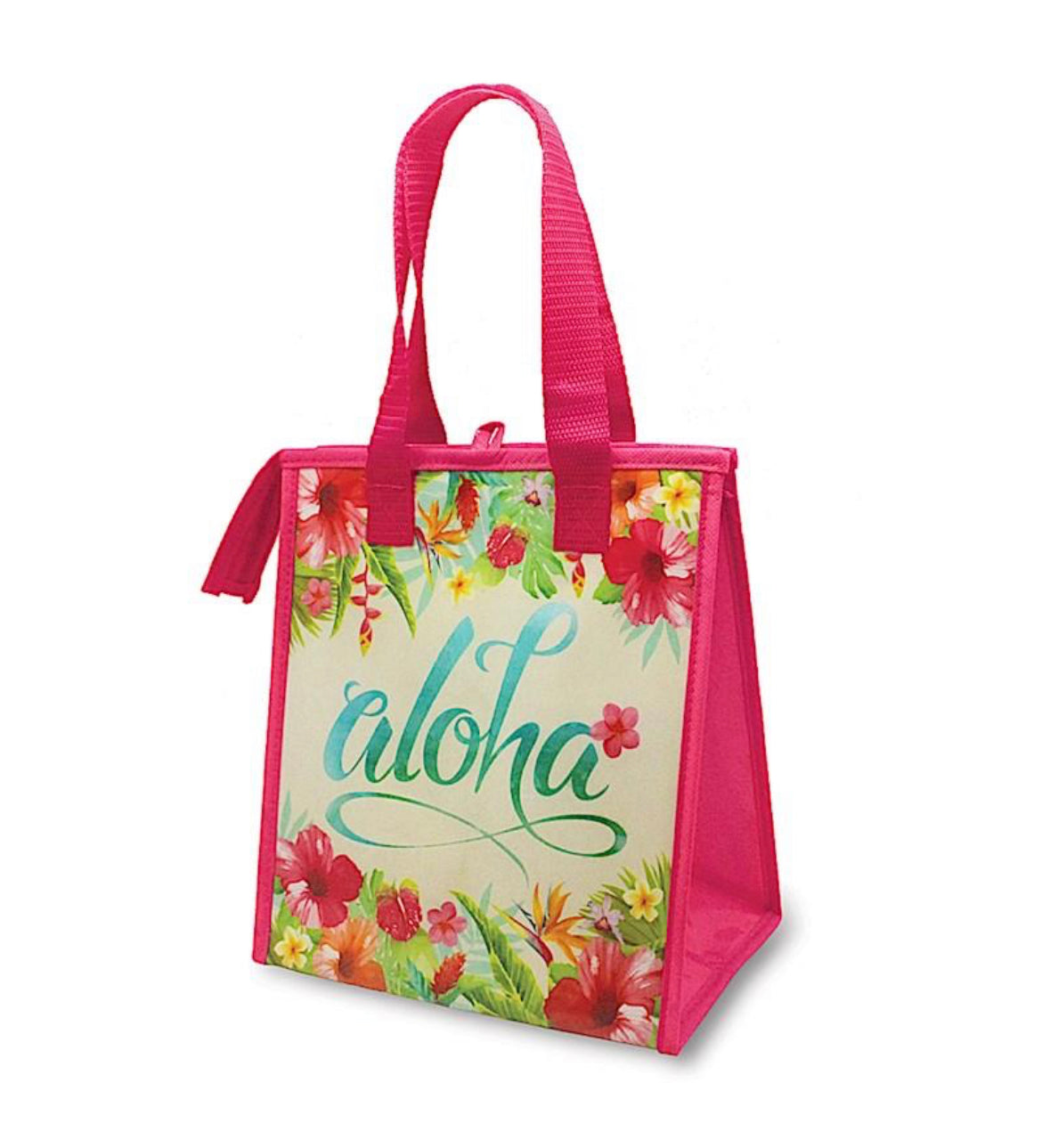 Insulated “Aloha” Cooler Zipper Bag