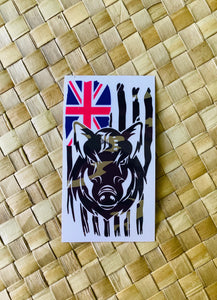 Hawaiian Boar Sticker Makaniani Designs