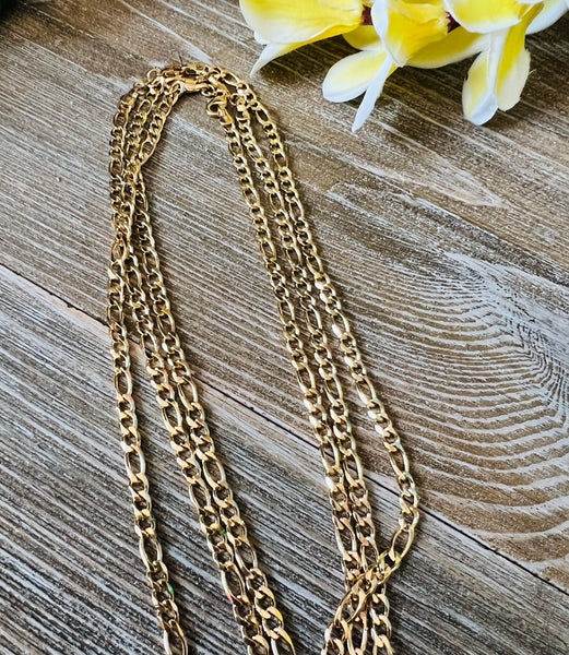 5mm Figaro Gold Filled Chain