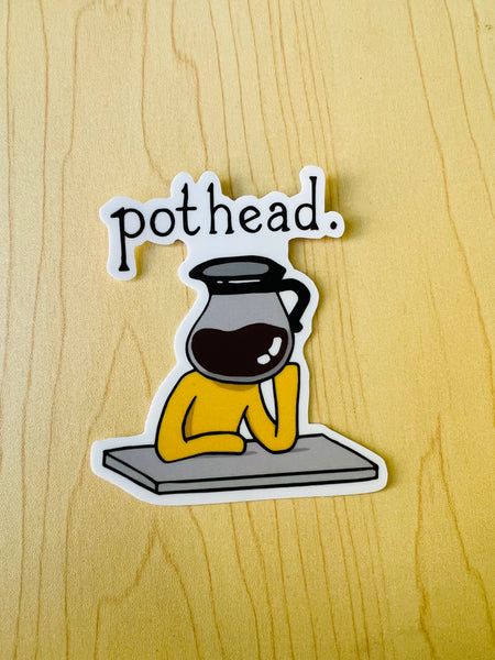 Pot Head Sticker