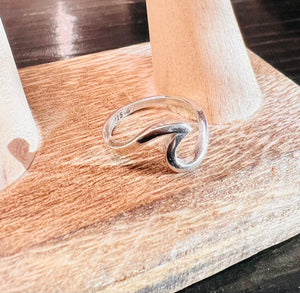 Wave Ring - .925 Sterling Silver