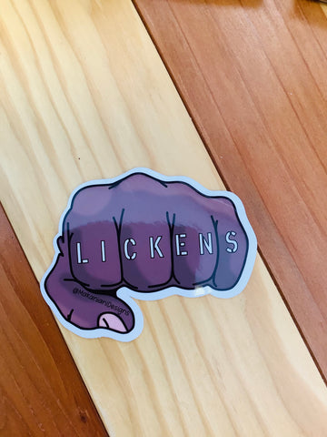 Lickens Sticker - Makaniani Designs