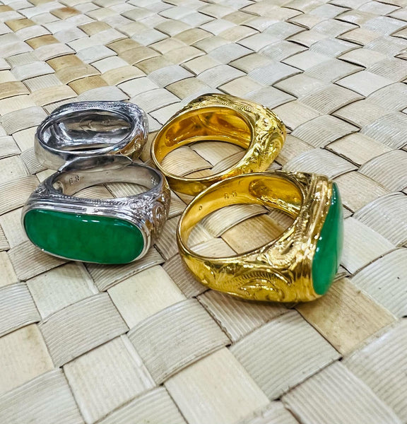 Oval Jade Ring