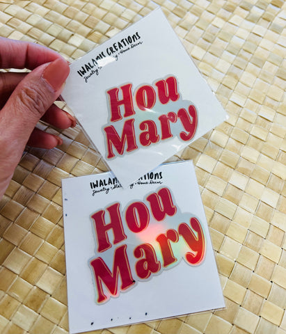 Hou Mary Sticker