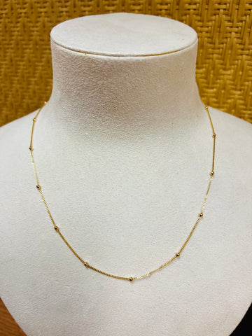8mm Thick Figaro Gold Filled Chain