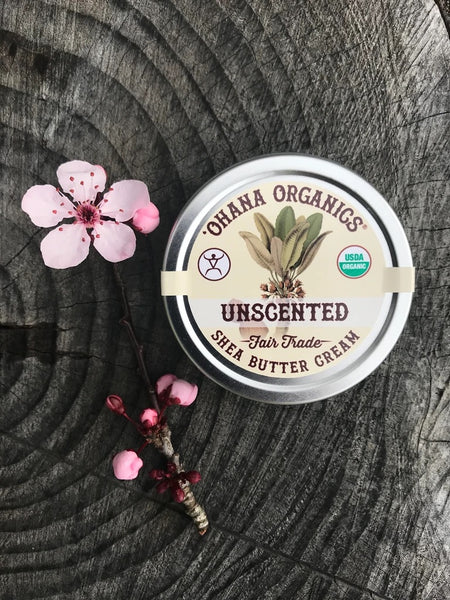 Organic Shea Butter Cream - 2oz tins