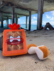3-in-1 Sweet Bread Plush Dog Toy - Can be for keiki too!