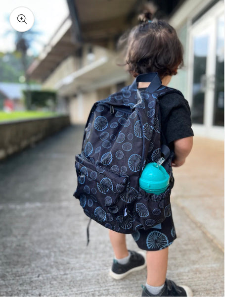 Black Opihi Paisi Haawe Liilii (Mini Backpack) - Keiki Dept