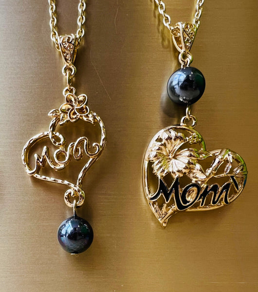 Mom Necklaces with Shell Pearls